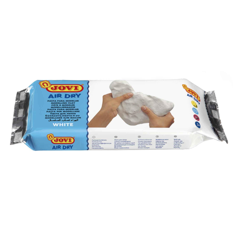 JOVI Air Dry Pastilla pasta modelar blanca 500gr
