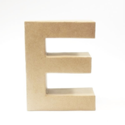Letra de Cartón 17.5cm – E