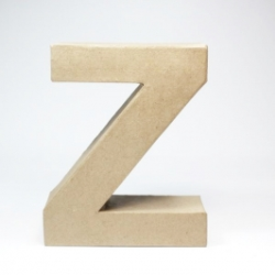 Letra de Cartón 17.5cm – Z