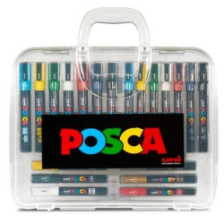 MALETA POSCA 20 ROTULADORES