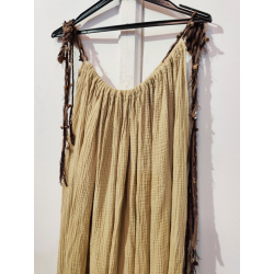 VESTIDO BEIGE ARDE LUCUS