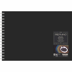 bloc dibujo negro 14.8x21...