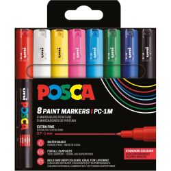 Set POSCA PC-1M (8 colores)