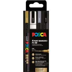 Estuche POSCA 4 colores...