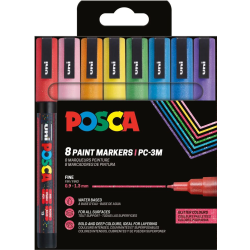 PC-3M/8C SET COLORES PURPURINA