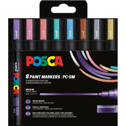 PC-5M/8C SET COLORES METÁLICOS
