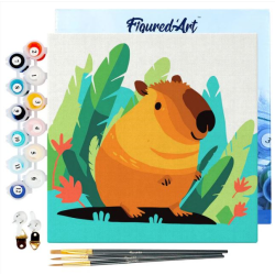 LIENZO PINTAR POR NÚMEROS |...