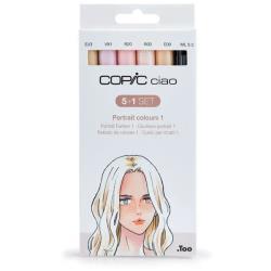 COPIC CIAO 5+1 SET TONOS PIEL
