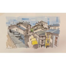 "CAMPO CASTELO DENDE A MURALLA" | EDUARDO BAAMONDE