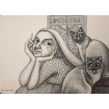 "MUJER Y GATOS" | ALÍ ALÍ